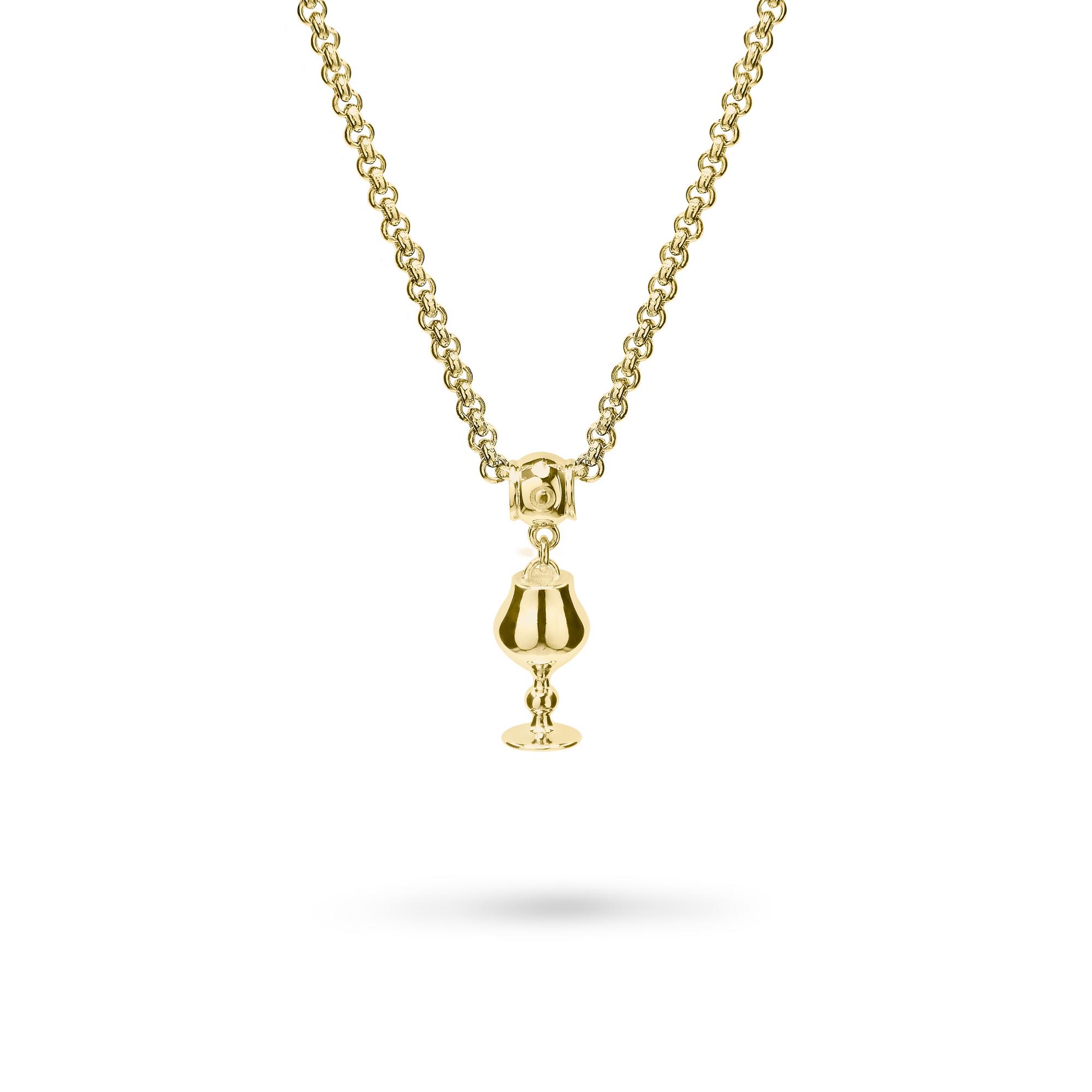 Подвеска Glass gold