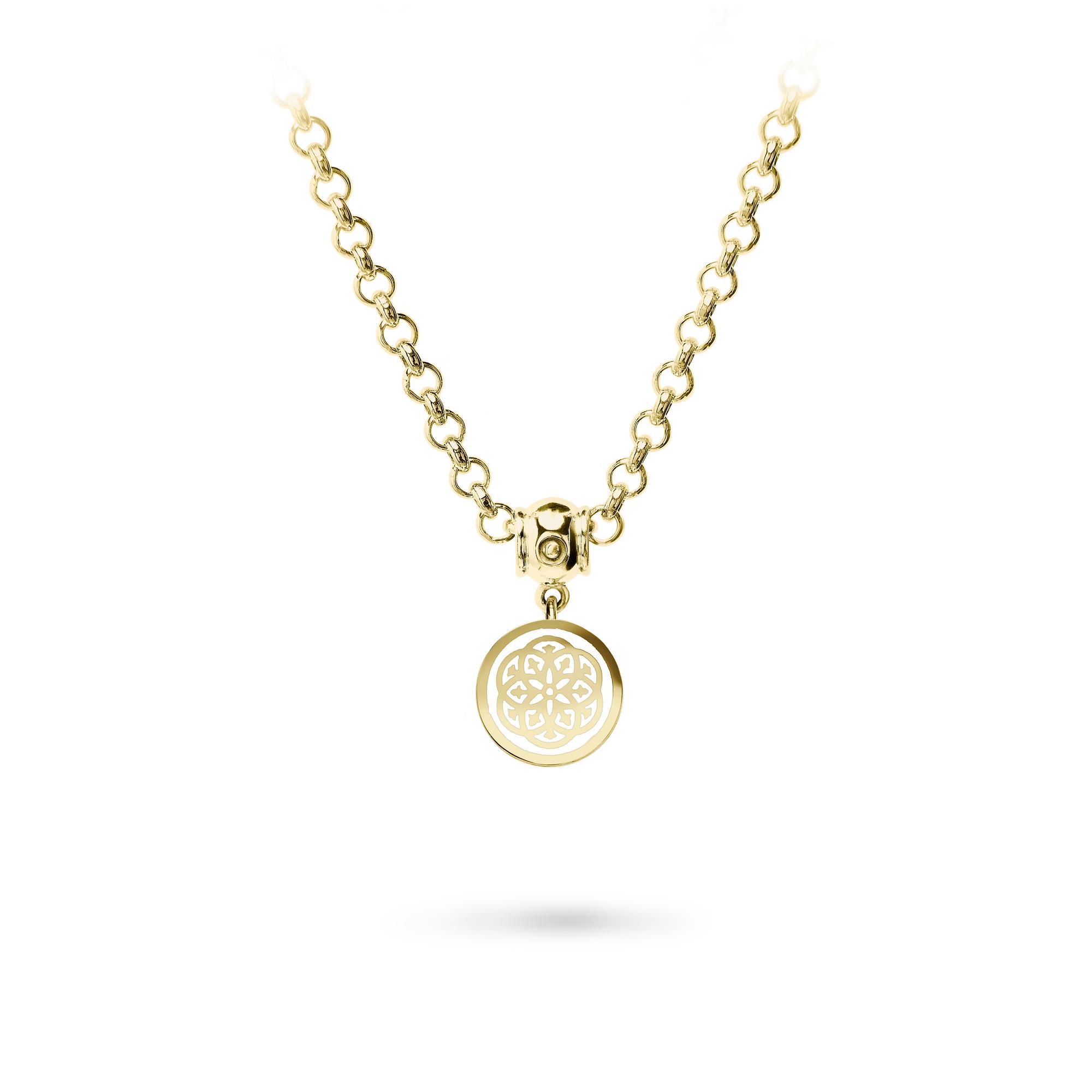 Подвеска Stamp white gold