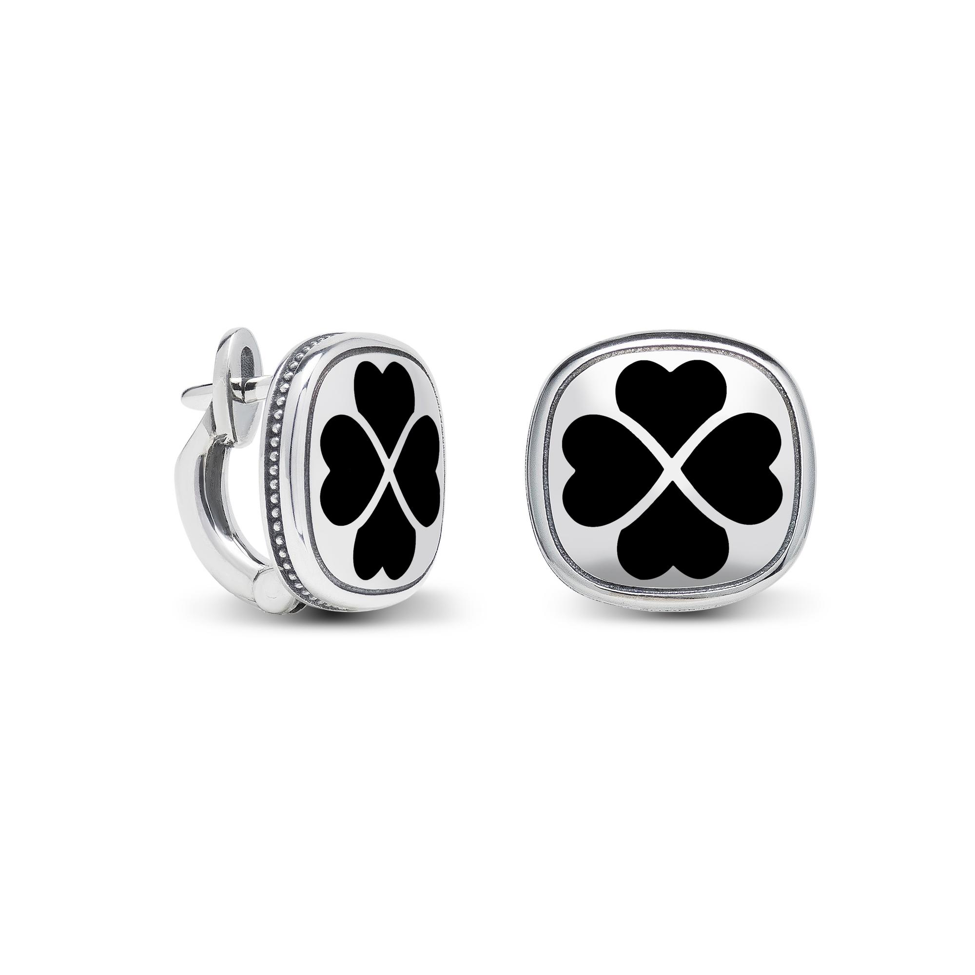 Серьги Good Luck black