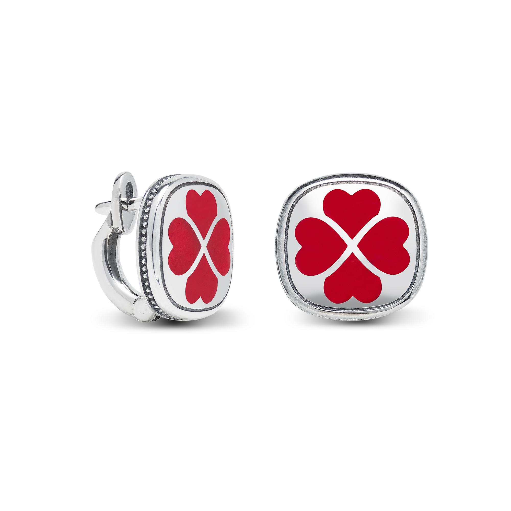 Серьги Good Luck red
