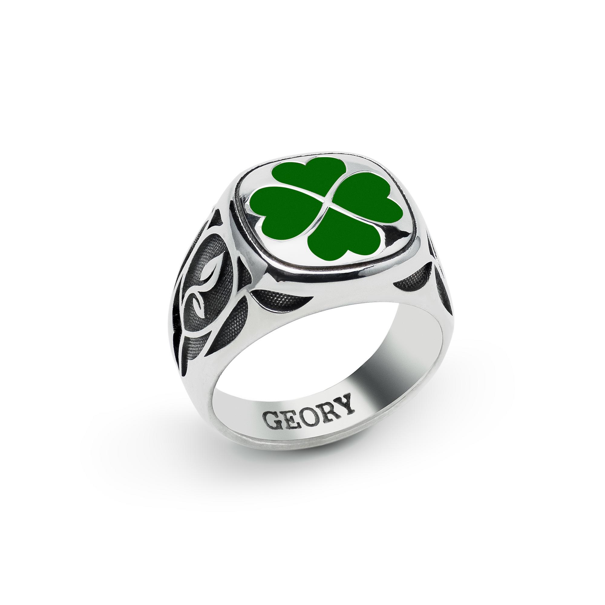 Кольцо Good Luck green