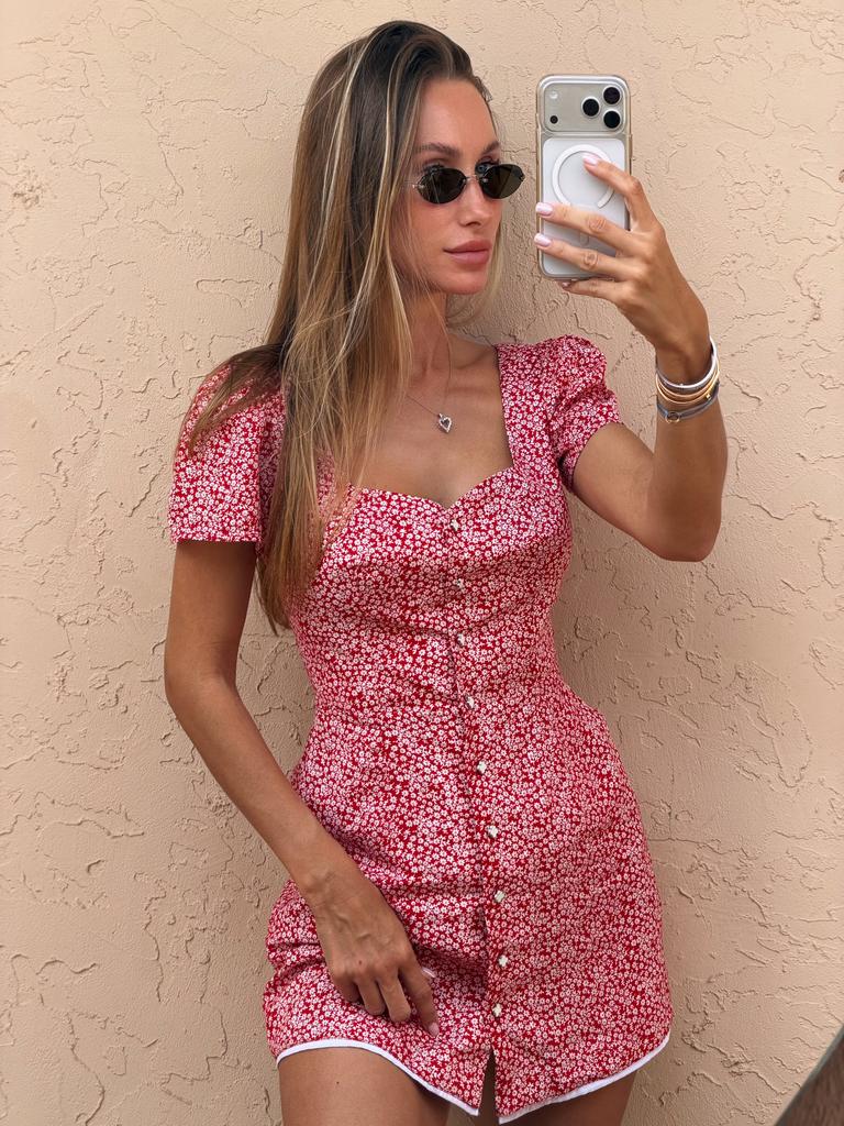 Платье miumiu красное