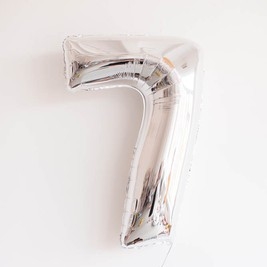 ЦИФРЫ 100 см СЕРЕБРО