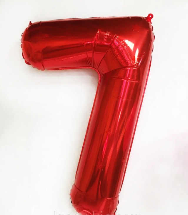 ЦИФРЫ 100 СМ КРАСНЫЙ