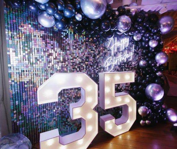 ПАЙЕТКИ СЕРЕБРЯНЫЕ +ЦИФРЫ