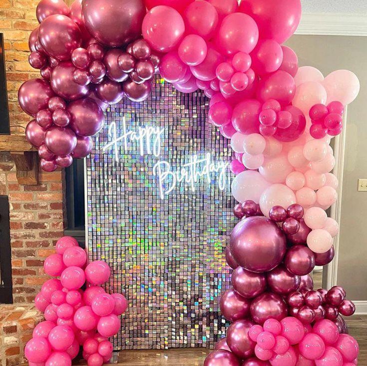 ФОТОЗОНА ПАЙЕТКИ ФУКСИЯ