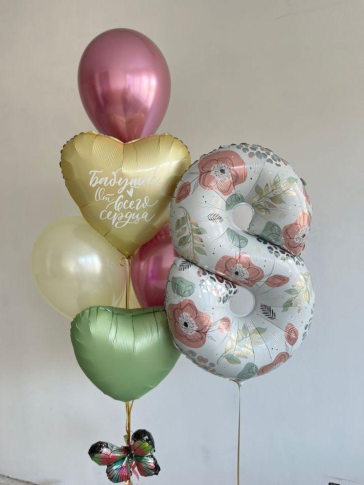 8 марта шары  весенний