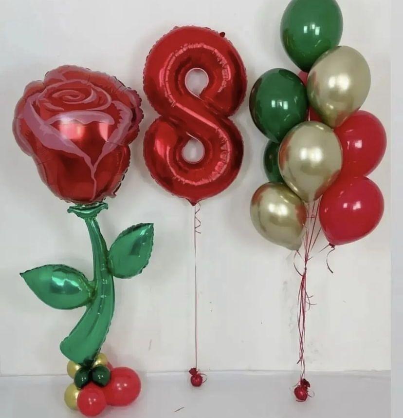 сет 8 марта Роза  красный