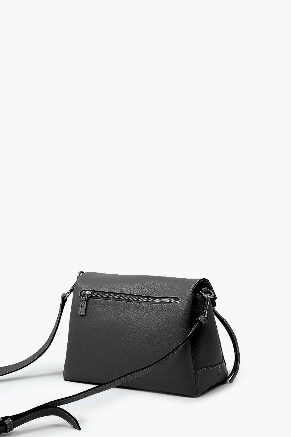 Чёрная кросс-боди на плечо с металлическими буквами Vanessa Scani