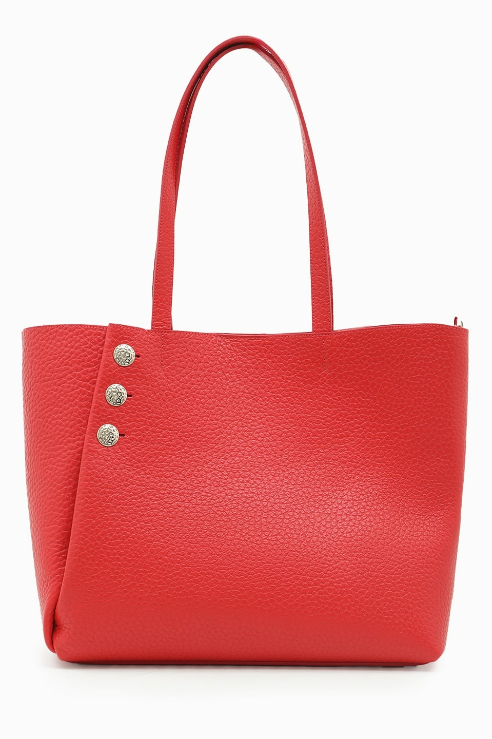 Шоппер-трансформер с дополнительной косметичкой на молнии от KELLEN в алом оттенке