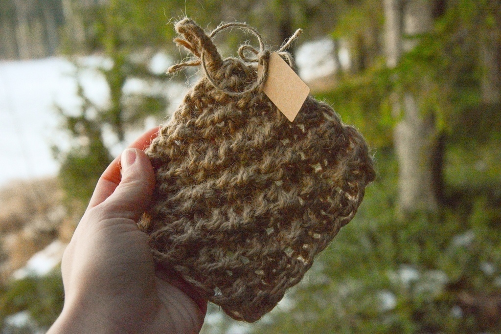 ЭКО - МОЧАЛКА ИЗ ЛЬНА И ДЖУТА