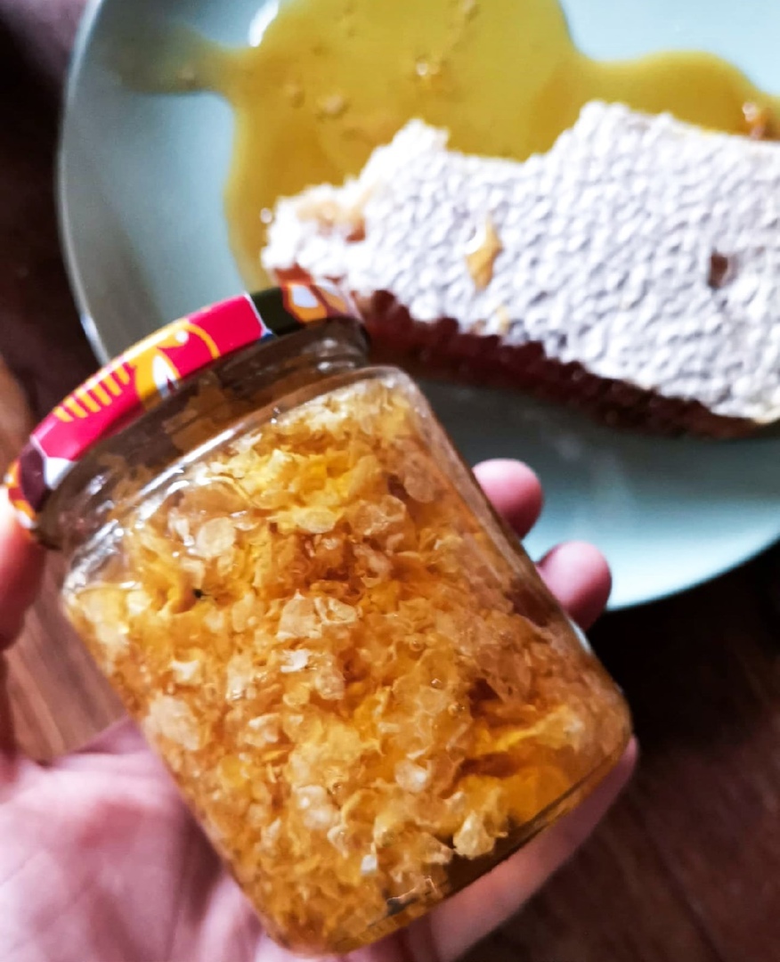 ЗАБРУС С Липовым Мёдом, соты в банке