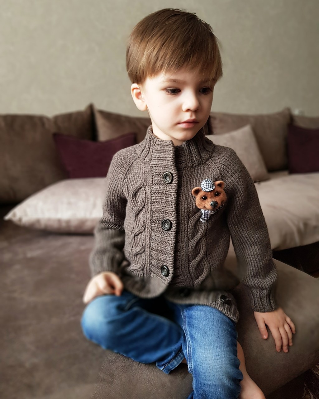 МК Кардиган "COZY"      Размеры для детей от 6 мес по 12 лет