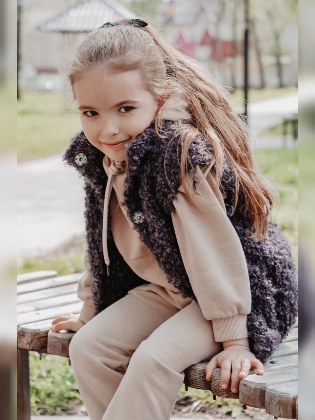 МК детский Жилет "Букле", Размеры от 1г по 12л.