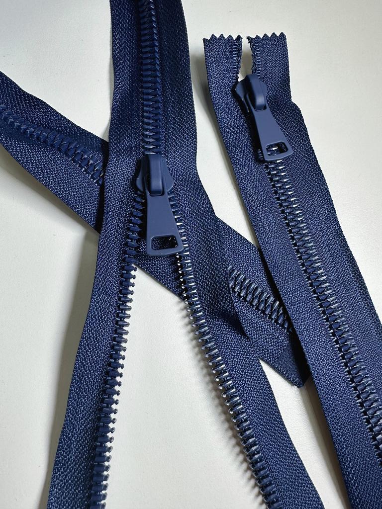 Молния с матовым замком. Цвет Синий