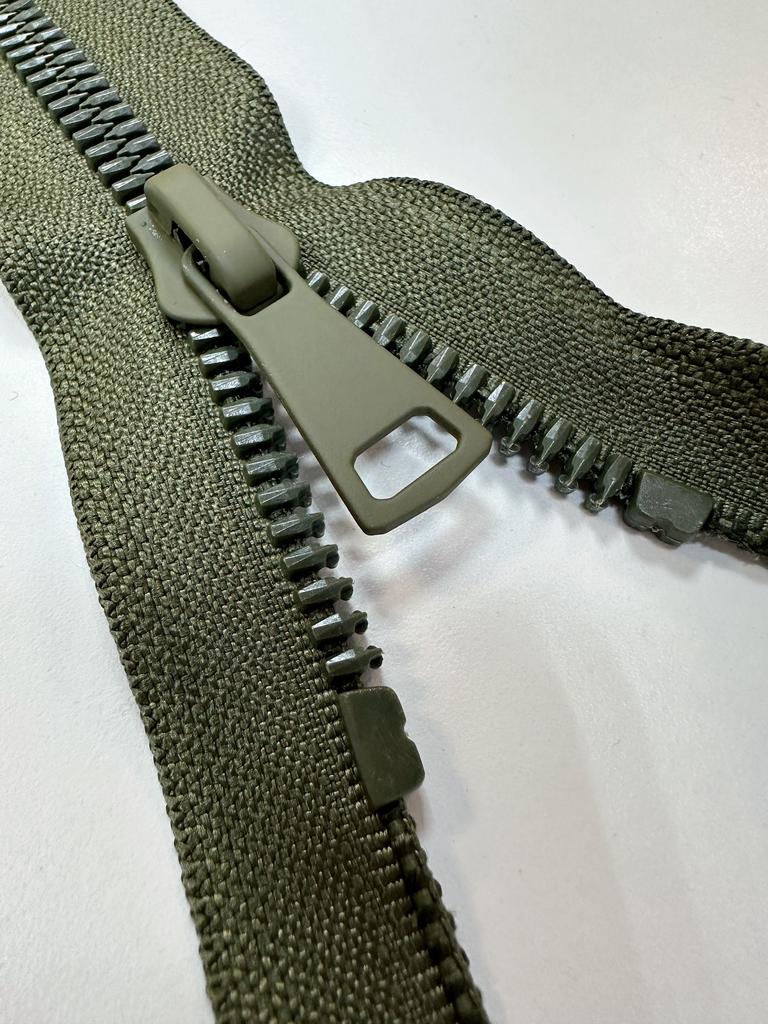 Молния с матовым замком. Цвет Хаки