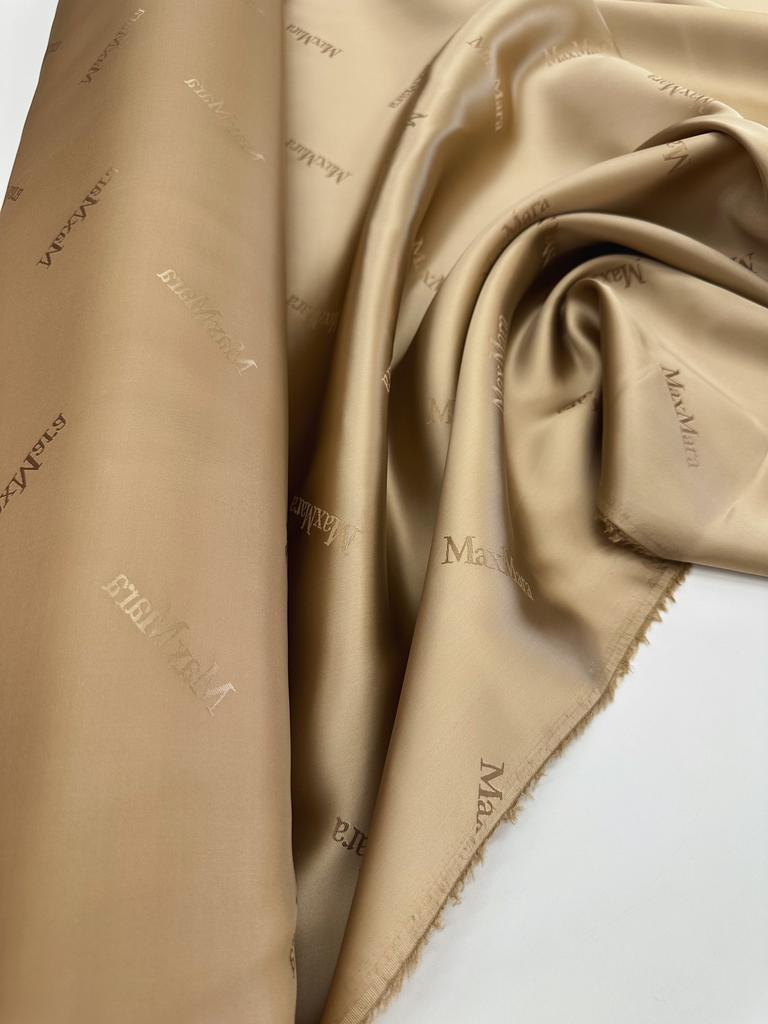 Подкладочная вискоза MaxMara. Цвет Карамель