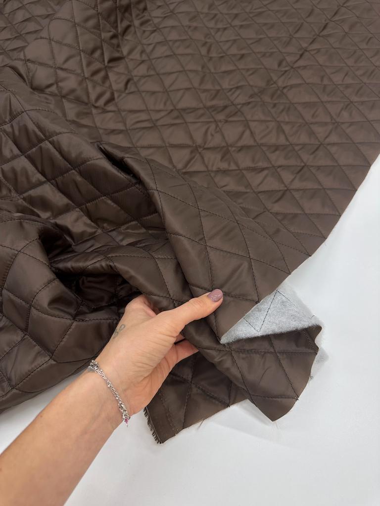 Стеганная подкладка. Цвет Коричневый