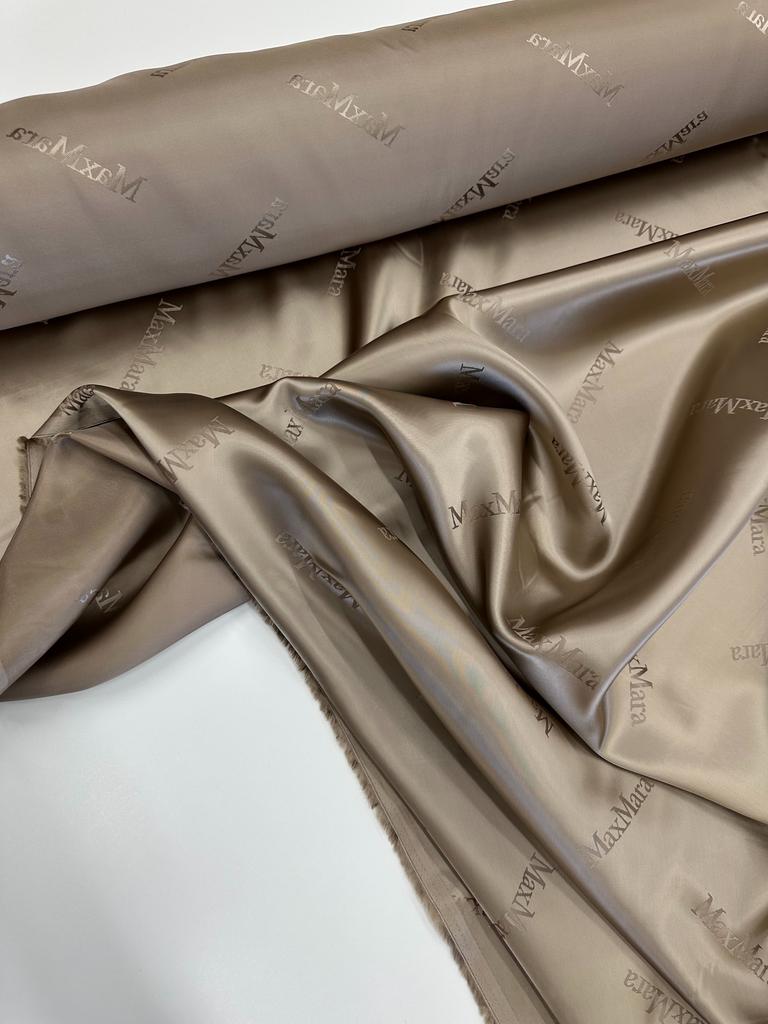 Подкладочная вискоза MaxMara. Цвет Трюфель