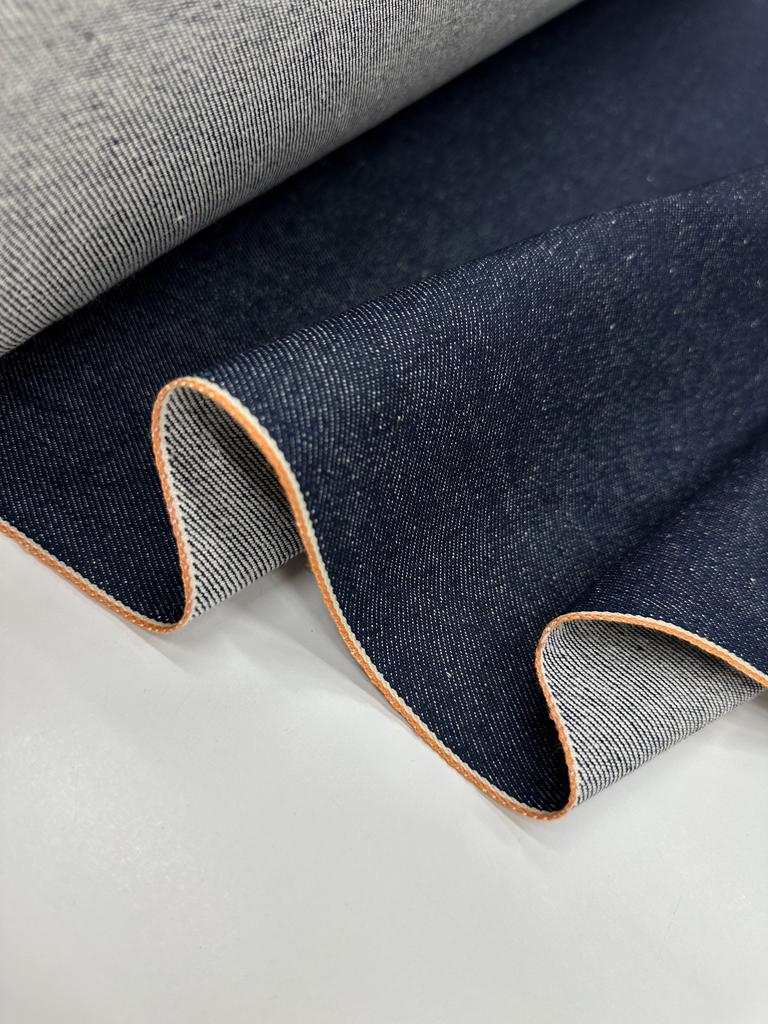Деним Selvedge. Цвет 001. Оранжевая кромка