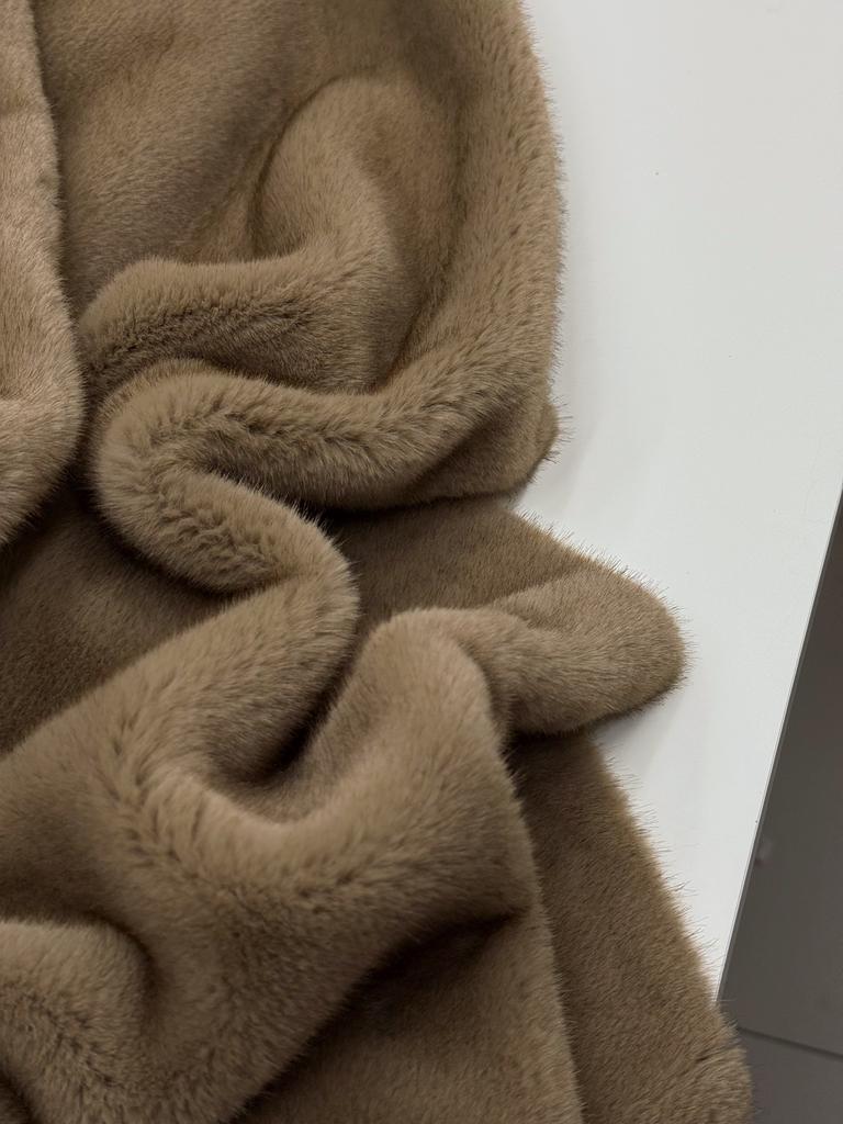 Искусственный мех. Цвет Пралине