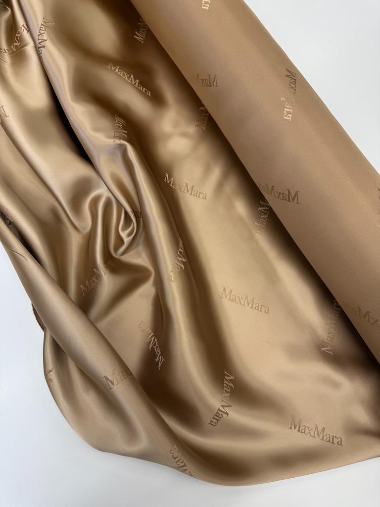 Подкладочная вискоза MaxMara. Персиковый сахар