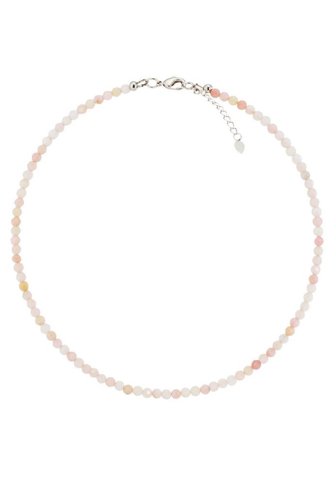 Чокер Miniature Rose из миниатюрного розового опала ювелирной огранки