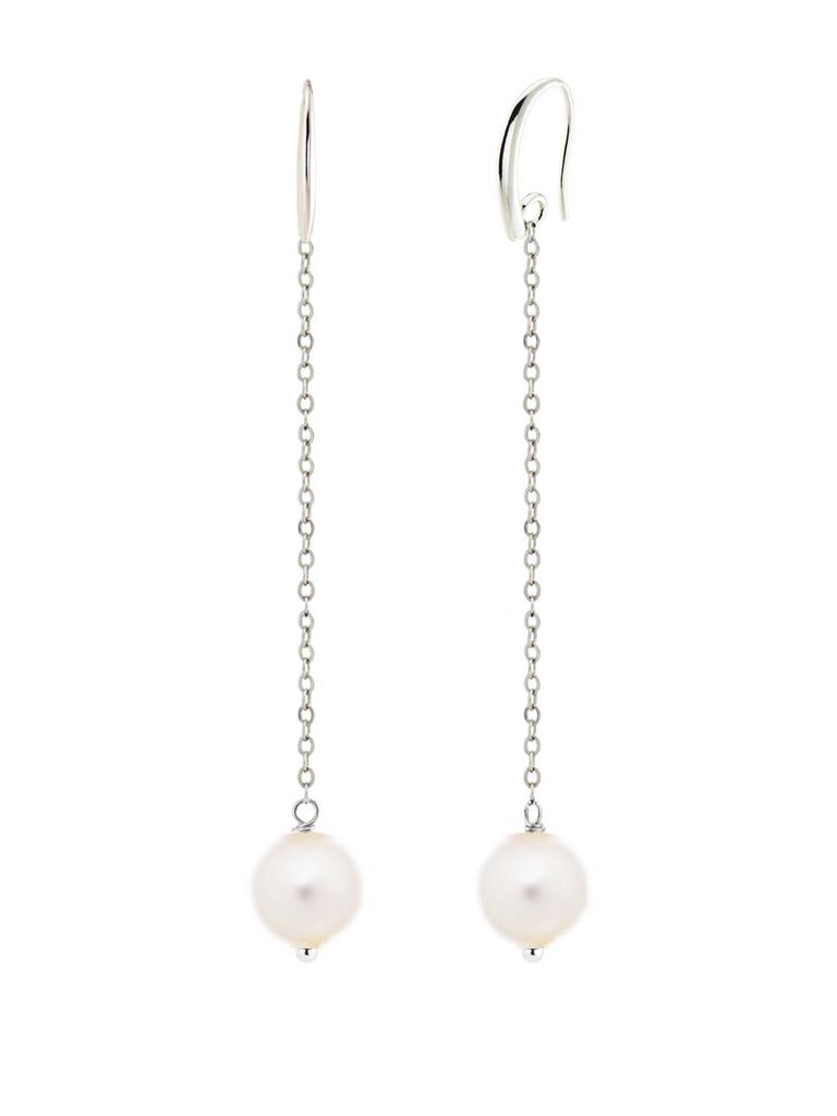 Серьги Forever Pearl Long из натурального белого жемчуга