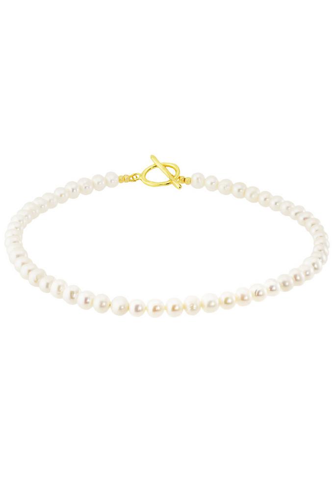 Колье Maldives из натурального жемчуга на замочке