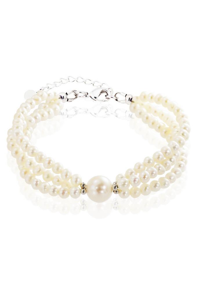 Браслет многорядный Catherine из натурального жемчуга