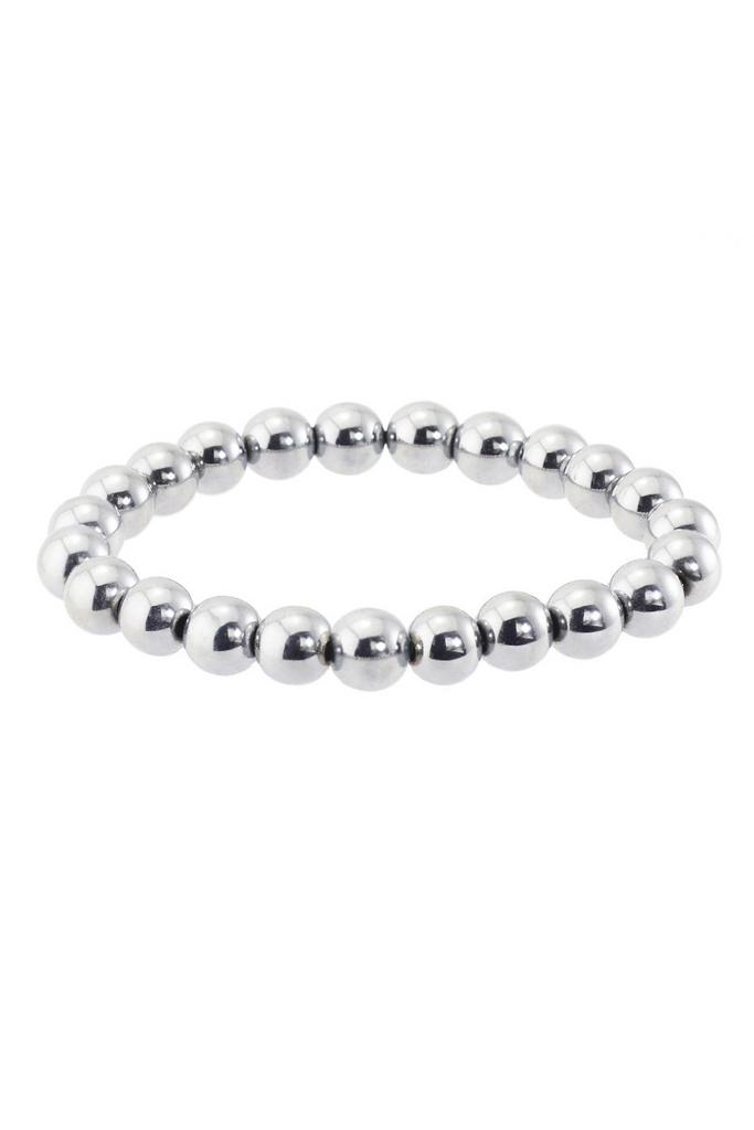 Браслет Silver Base из натурального гематита