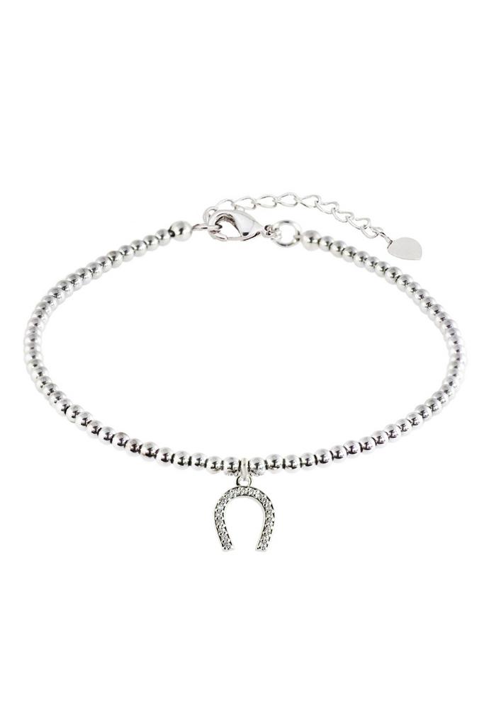 Браслет Talisman Horseshoe из гематита с подвеской "Подкова"