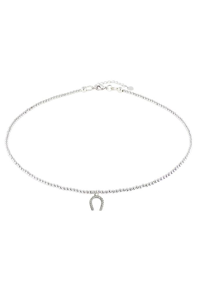 Чокер Talisman Horseshoe из гематита с подвеской "Подкова"