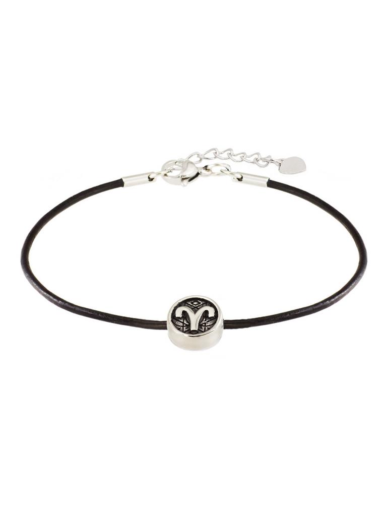 Браслет Zodiac Овен из натуральной кожи