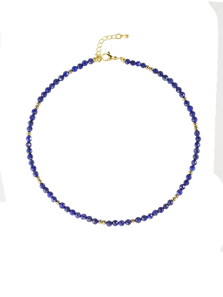 Чокер Golden Age (Blue) из лазурита