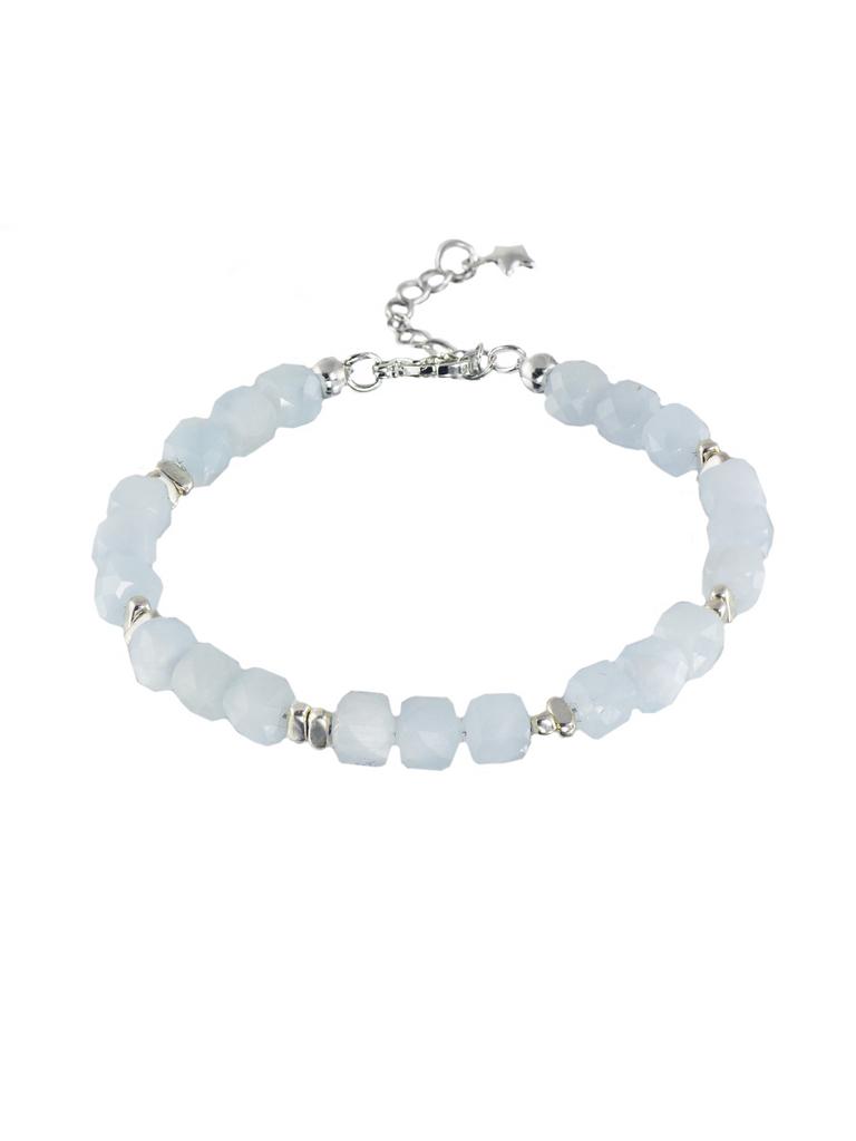 Браслет Aqua Cube из натурального аквамарина