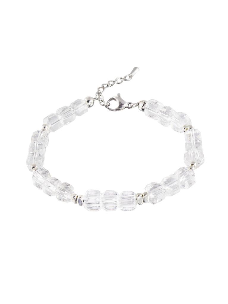 Браслет Crystal Cube из натурального горного хрусталя