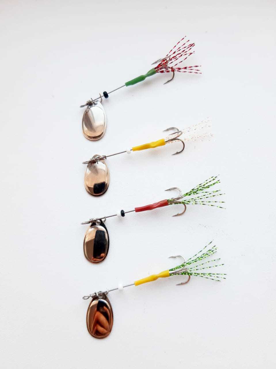 блесна окуневая Ni гладкая FB №0