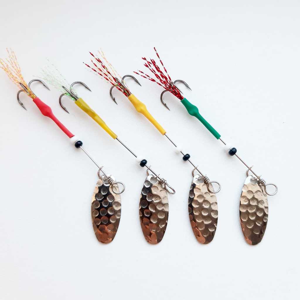 блесна окуневая Ni чешуя SB №1