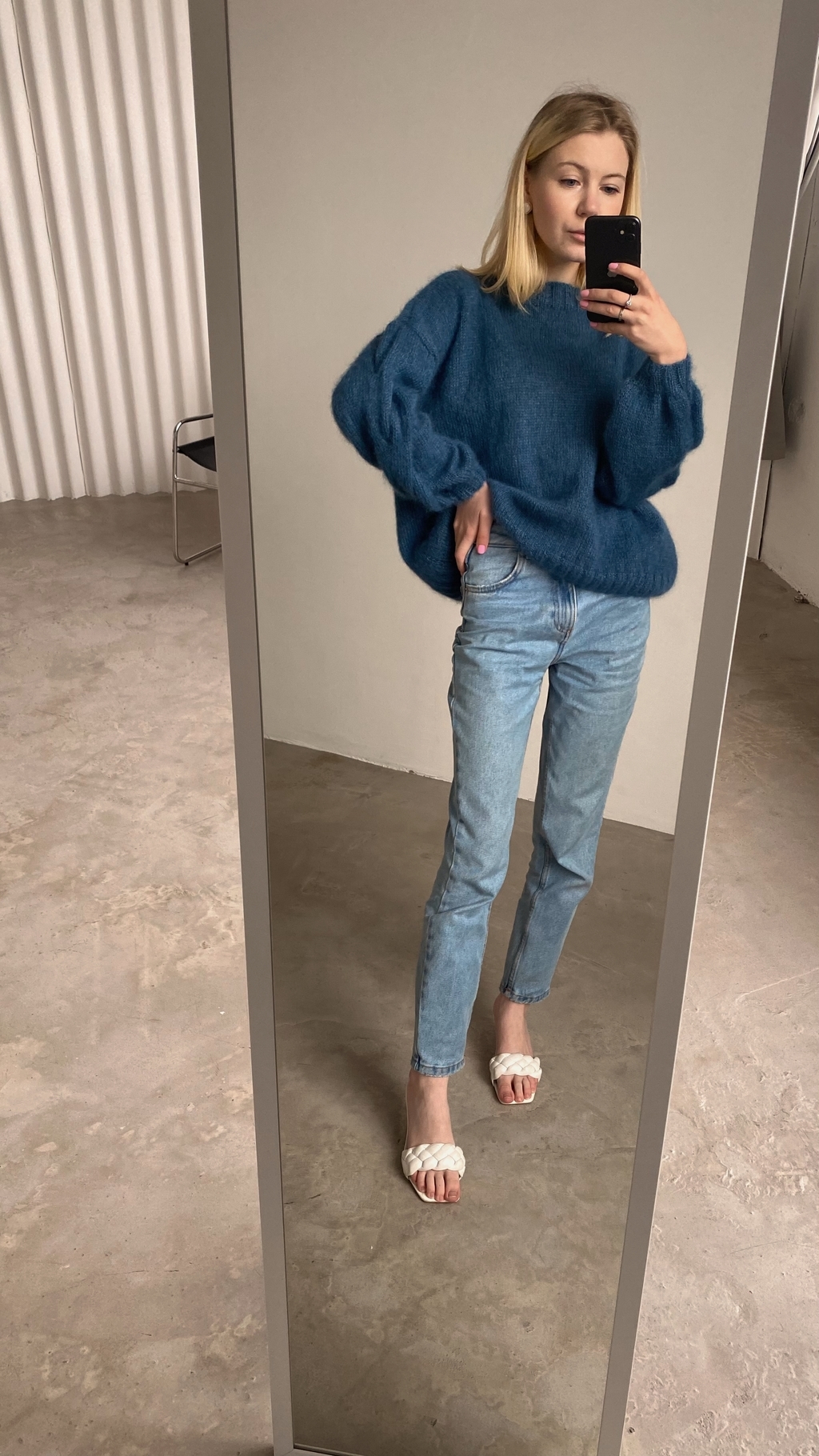 Свитер "Облако" джинс