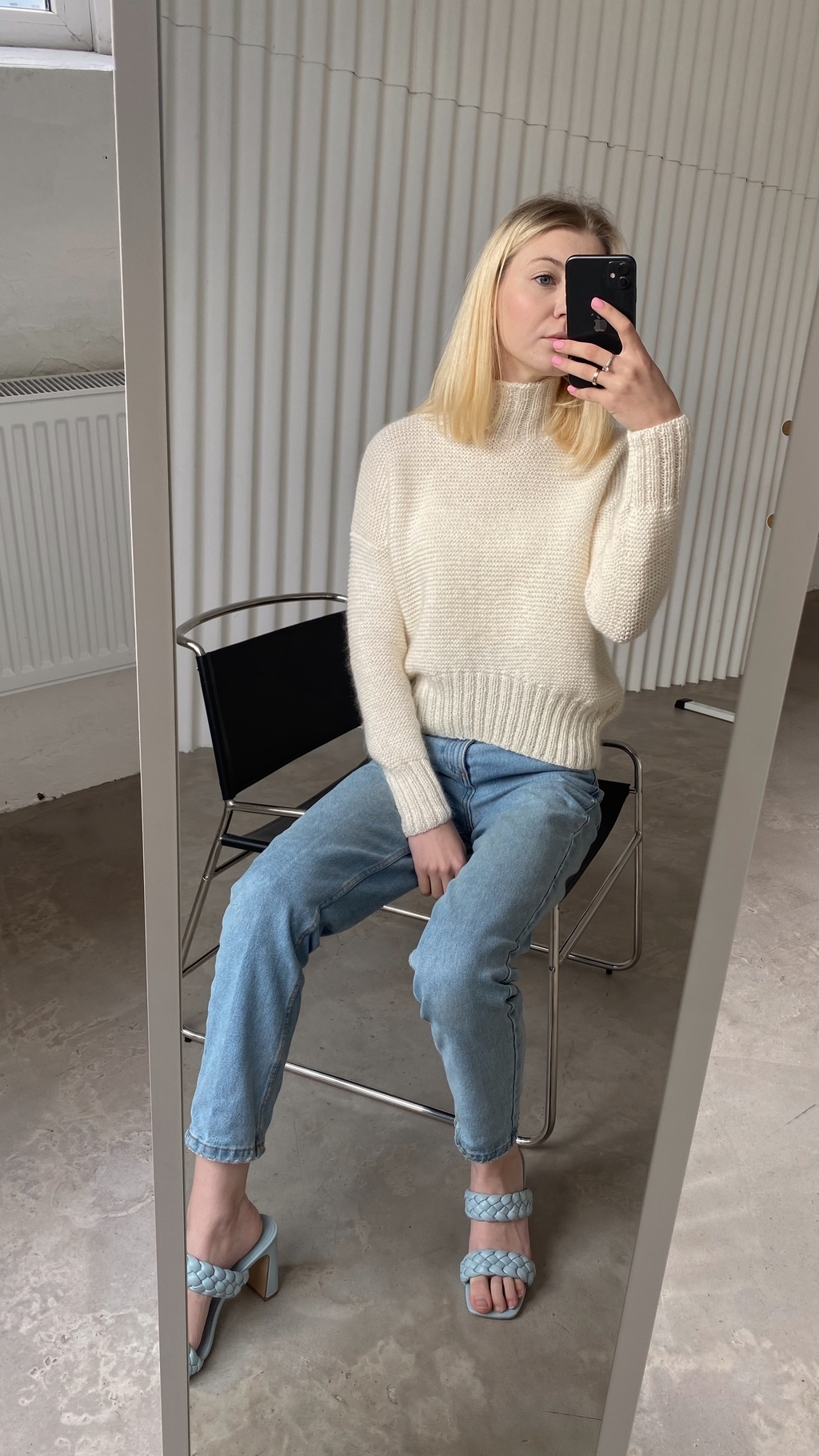 Свитер "Альпы" молочный