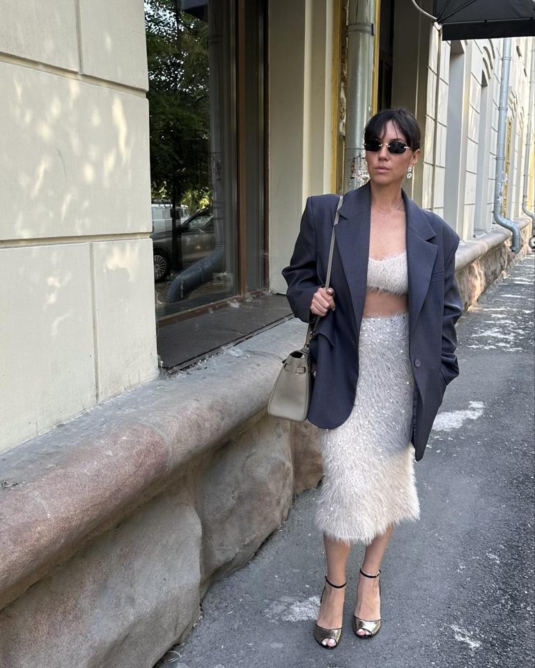 Комбо Топ и Юбка Shimmer