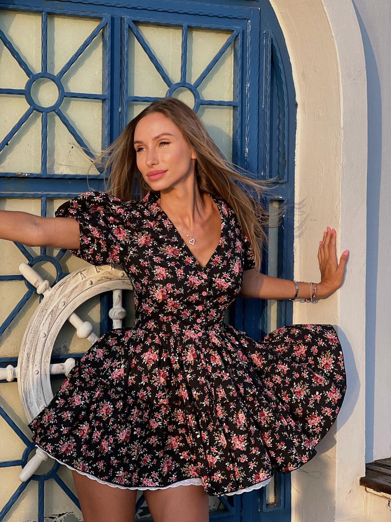 Платье 'Monica' черное