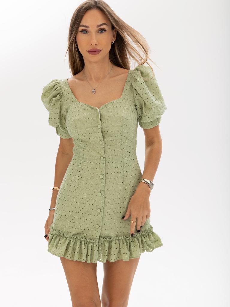 Платье «BELLA» оливка