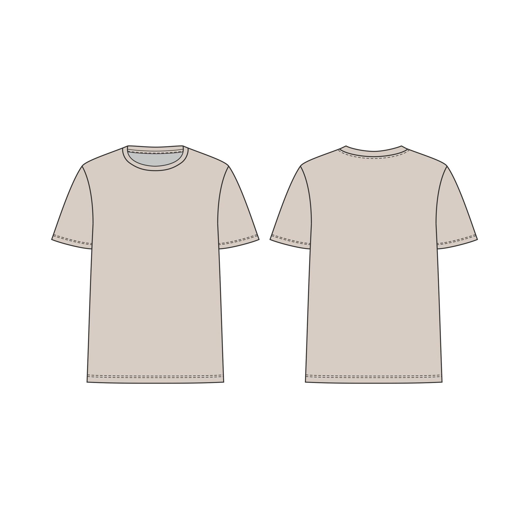 Футболка мужская БАЗОВАЯ - выкройка 8203