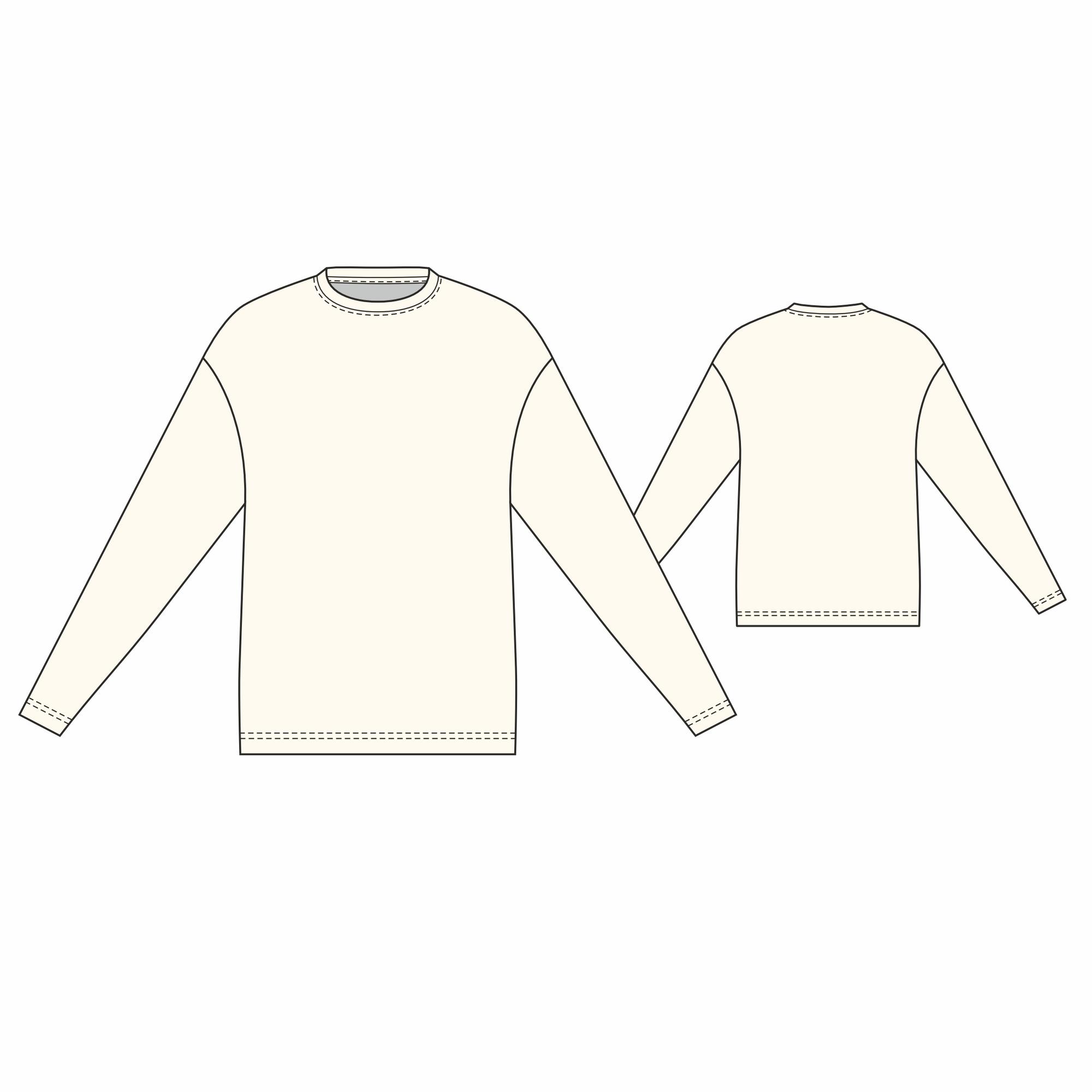 ЛОНГСЛИВ ОВЕРСАЙЗ Полина - выкройка 6101