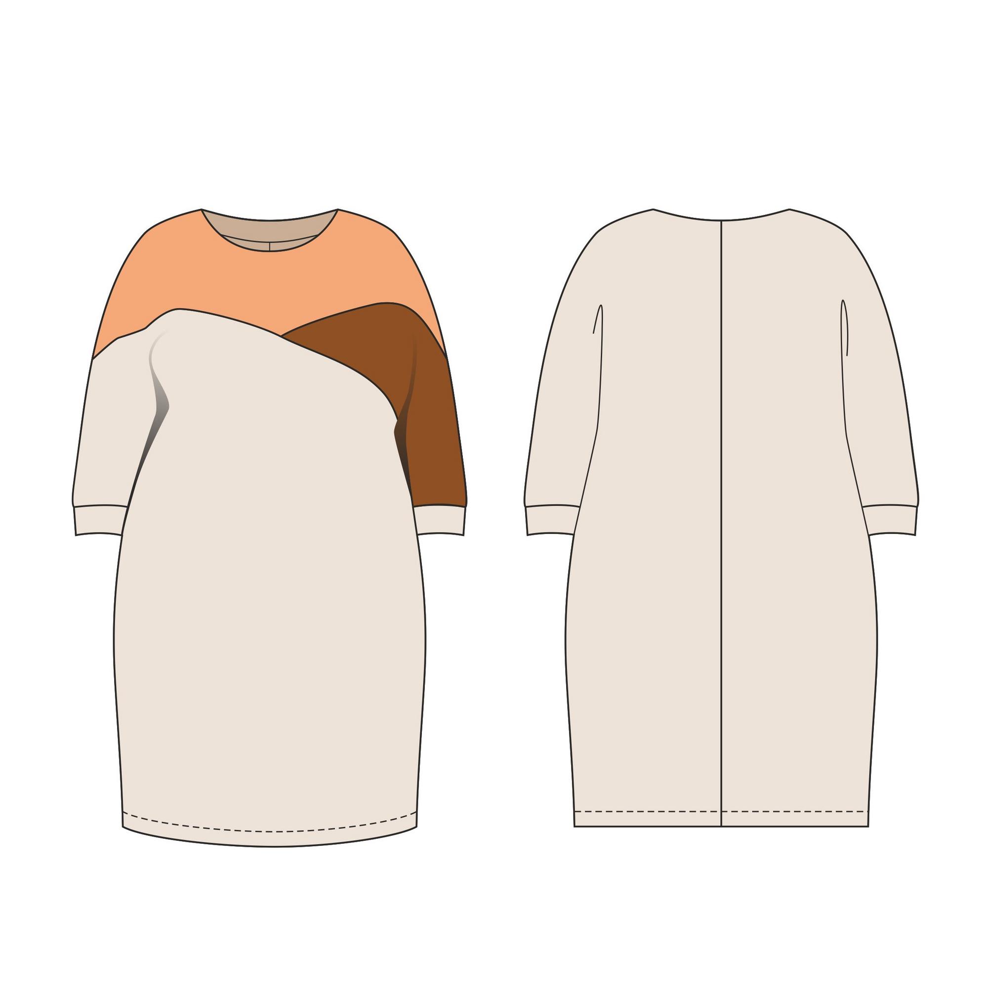 ПЛАТЬЕ ЖЮСТИН - выкройка 1109