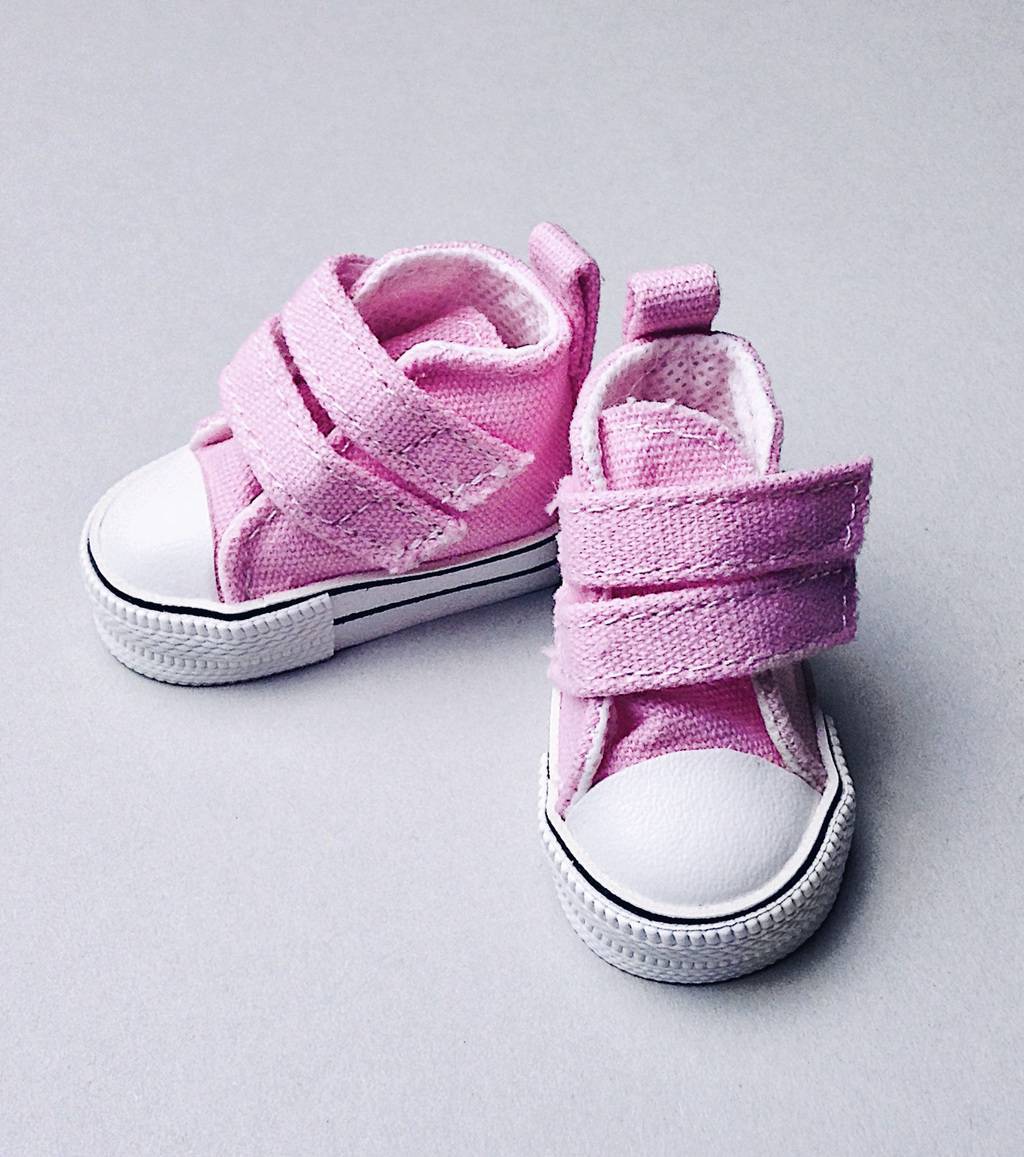 Pink sneakers