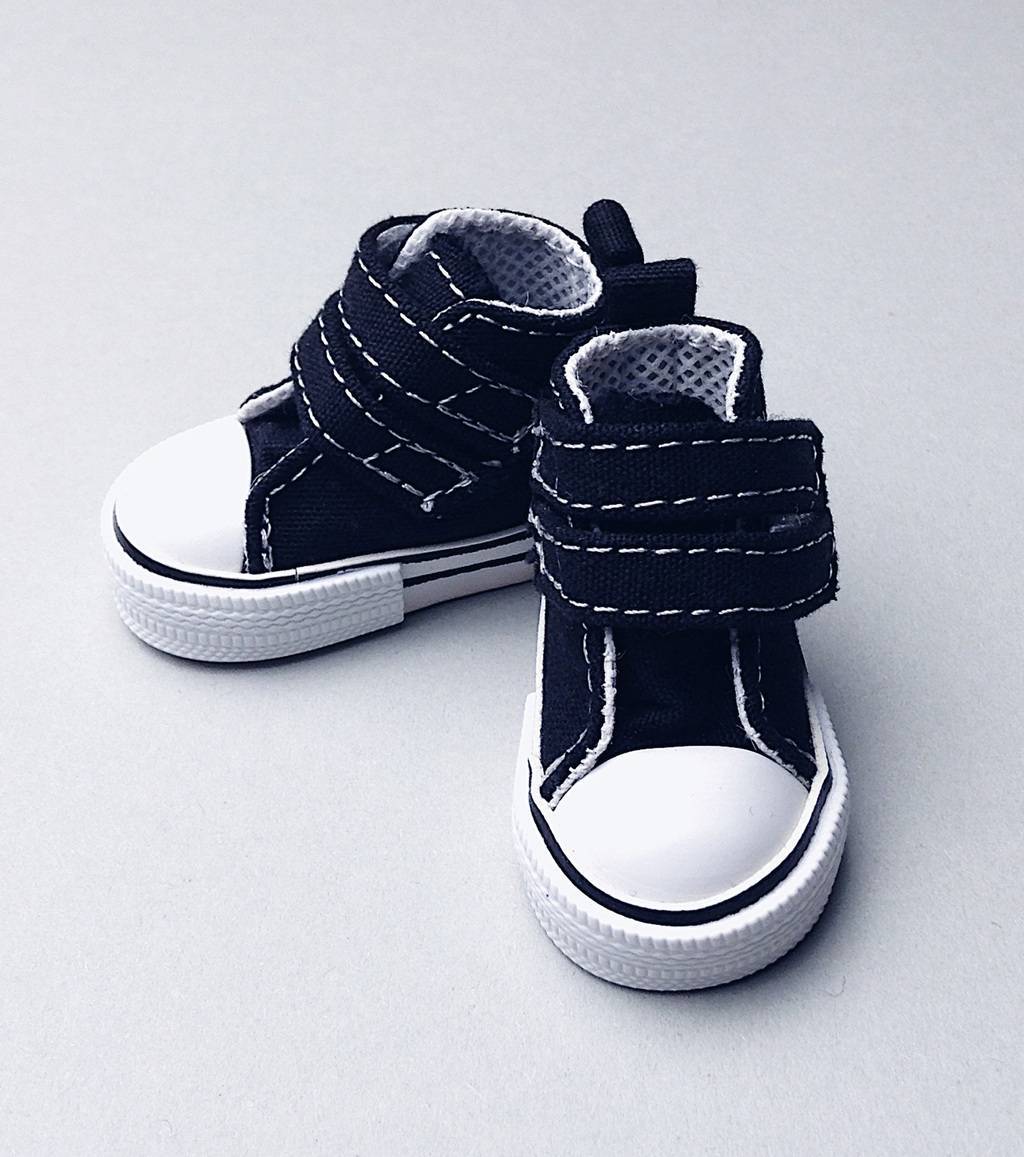 Black sneakers