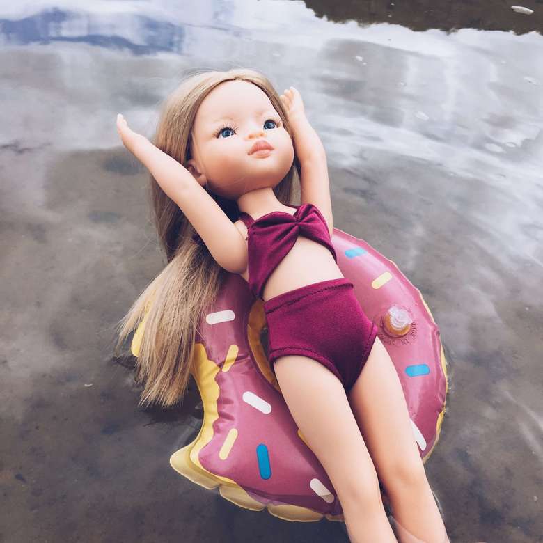 Inflatable circle pink